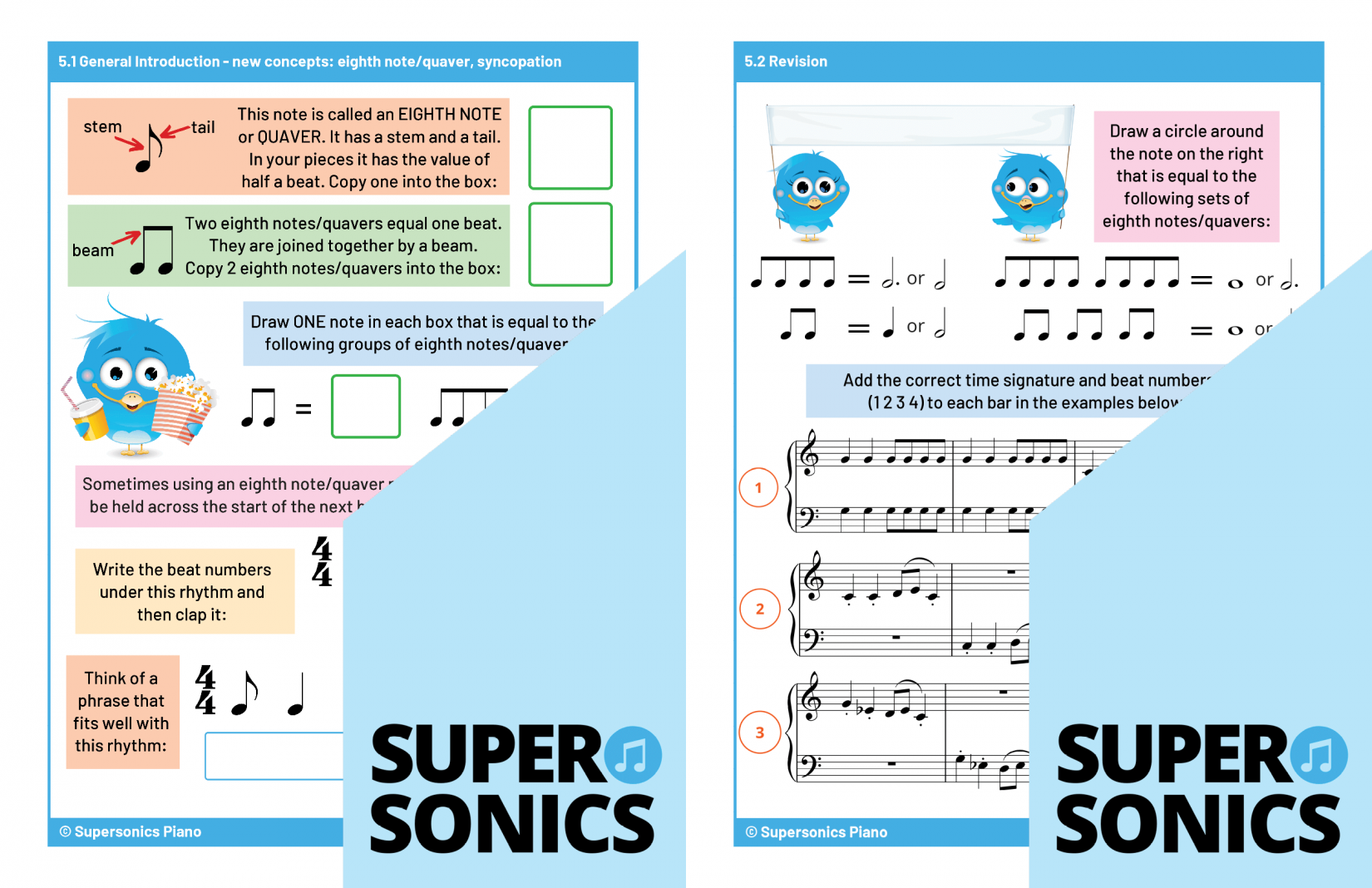 Supersonics Piano Level 1 Theory sample
