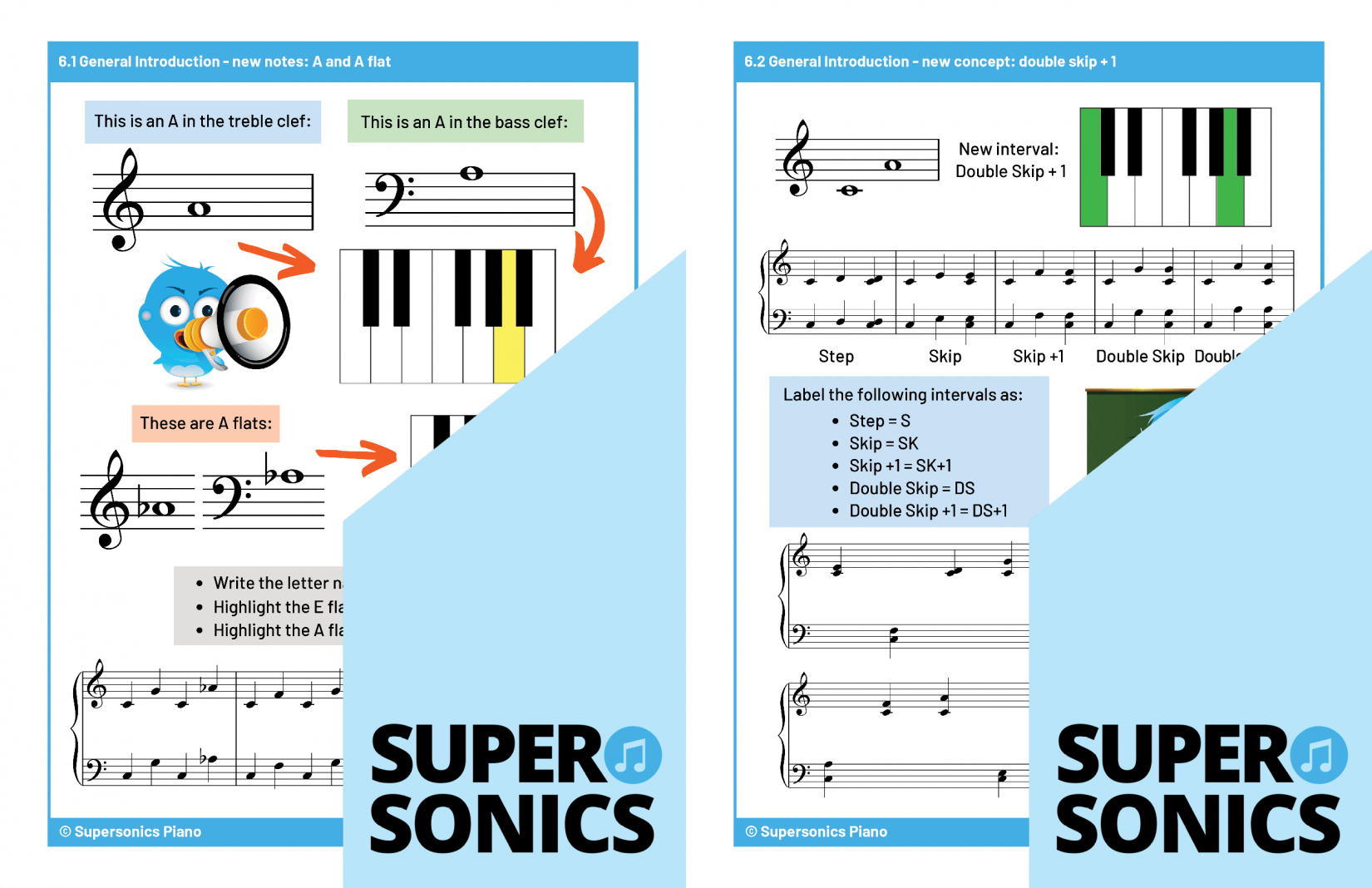 Supersonics Piano Level 1 Theory sample