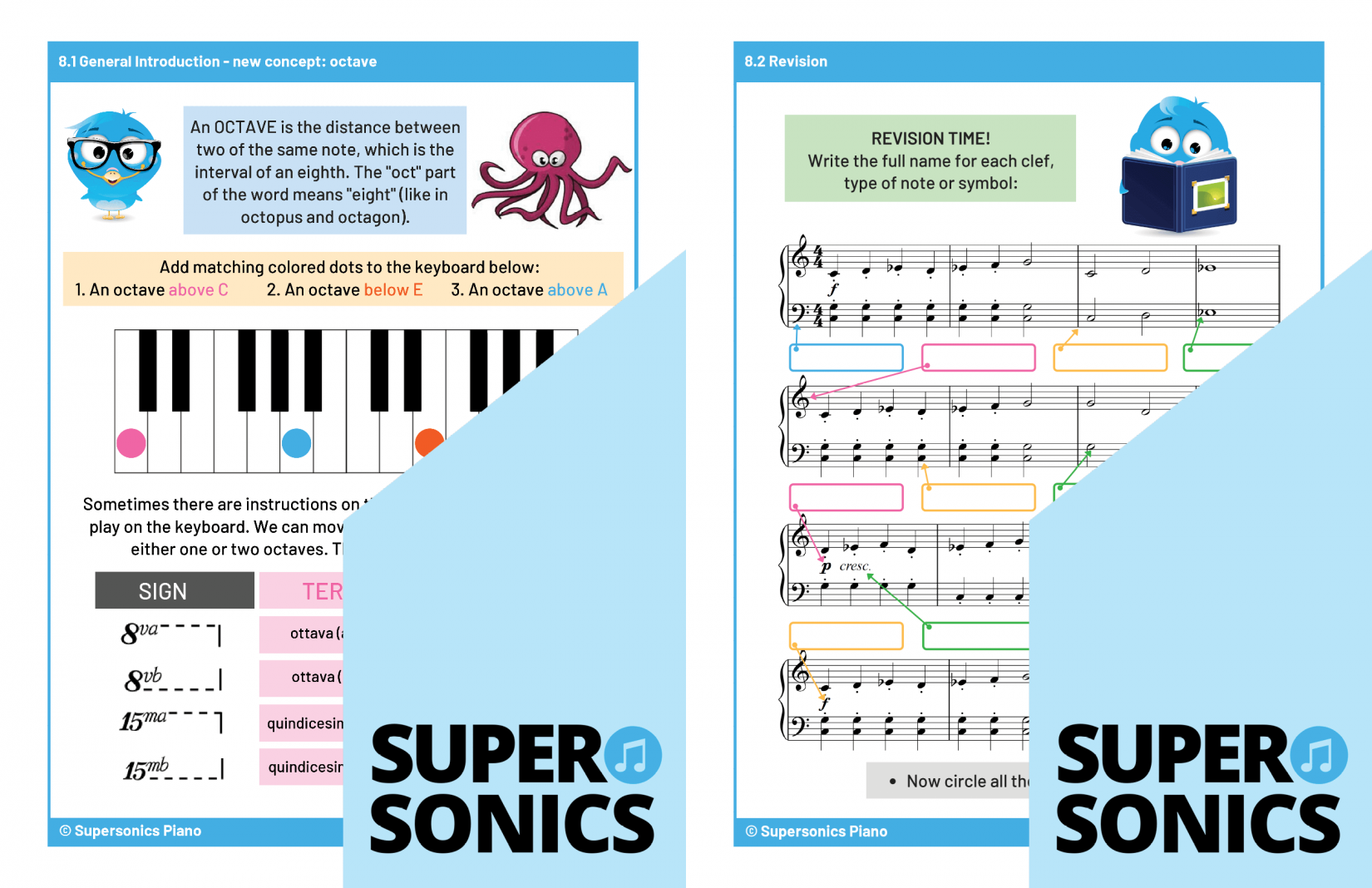 Supersonics Piano Level 1 Theory sample